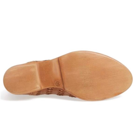 Brown real leather cowboy bootie - Fabrics Morichetti - Picture 4 of 6